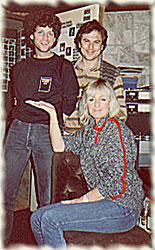 Lindsey Buckingham, Russ Titleman, & Christine McVie;   Montreux, Switzerland, 1983 
