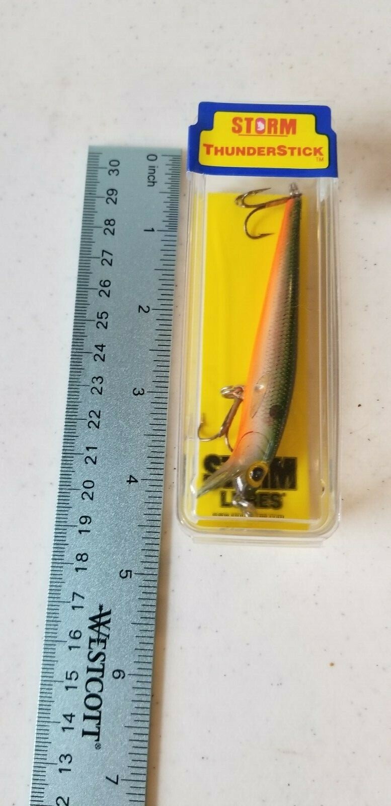 Leurre De Pêche Vintage Pre Rapala Storm Thunder Mac - Prisme Flash, Topwater, Pour Eau Douce
