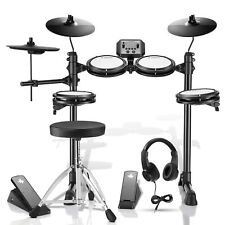 🥁 Donner DED-80 Electric Drum Set Quiet Mesh Pad Electronic Drum Kit 180 Sounds picture