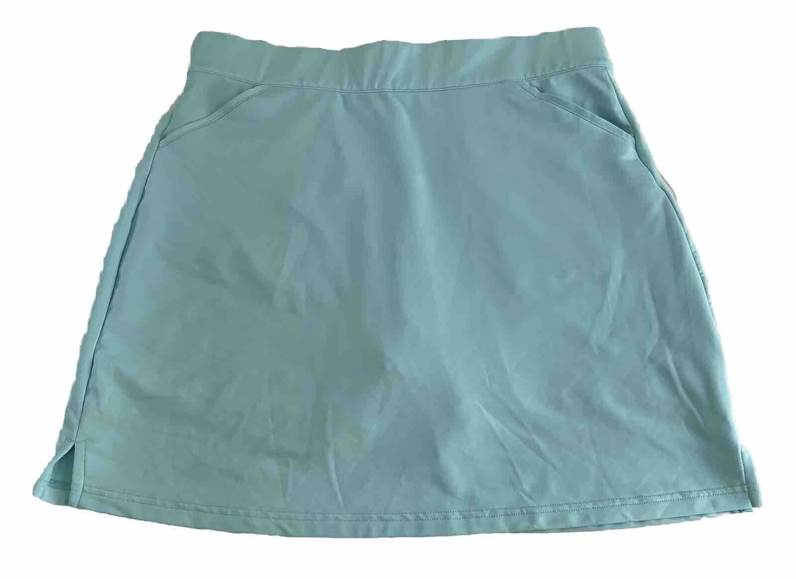 Womens Peter Millar UPF 50+ Golf Skort Green Polyester Stretch sz M