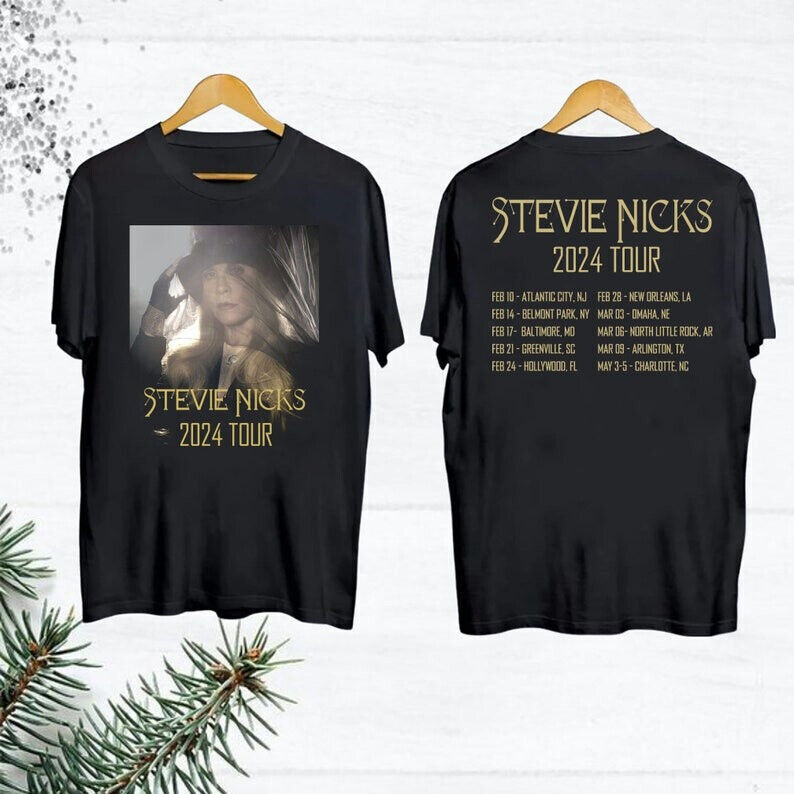 Stevie Nicks 2024 Live In Concert Shirt,Vintage Stevie Nicks Concert Merch Shirt