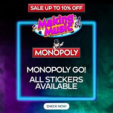Monopoly Go 5 STAR ⭐️⭐️⭐️⭐️ ⭐️ & 4 STAR⭐️⭐️⭐️⭐️ Stickers COMPLETE CARD ALBUM picture