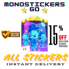 Monopoly Go Making Music Album 1⭐- 5⭐ Star Stickers / Cards ⚡1 hour Delivery picture