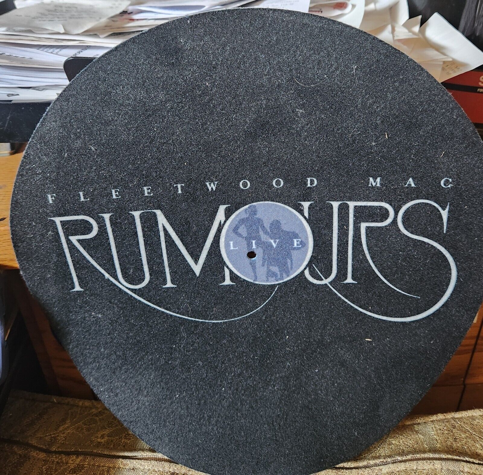 Fleetwood Mac Promo Vinyl Slipmat Rumors Live 