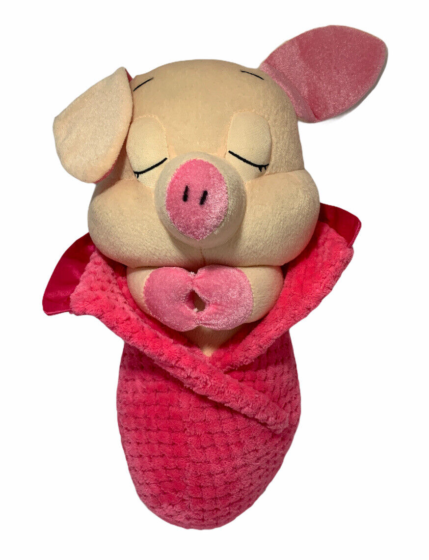 Pig in a blanket dog toy