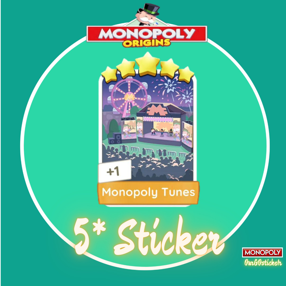 Monopoly Go 5 Star Sticker | Card 🌟🌟🌟🌟🌟 ( 1st & 2nd Album )
