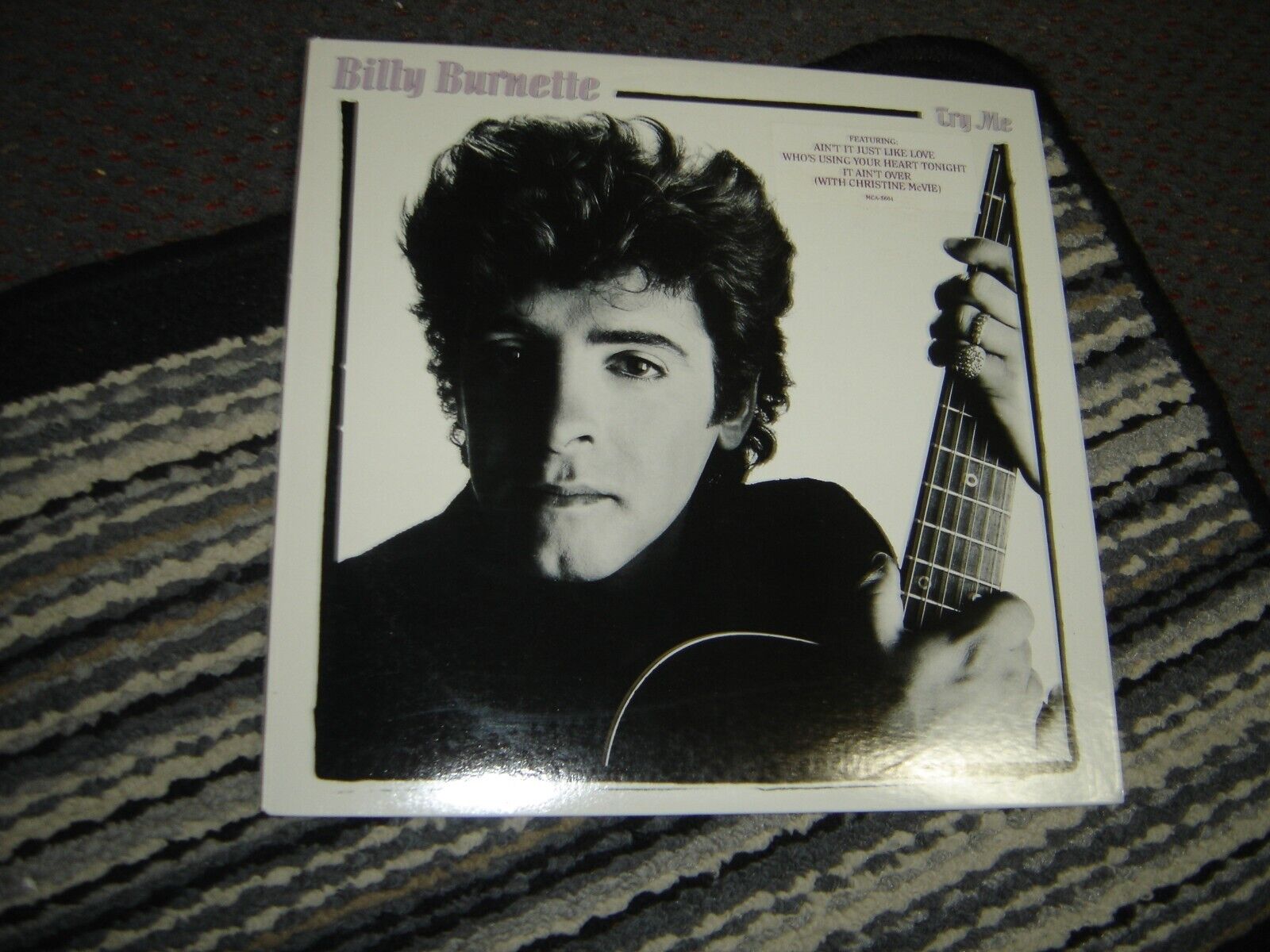 Billy Burnette - Try Me 1985 USA Orig. Vinyl LP E/E