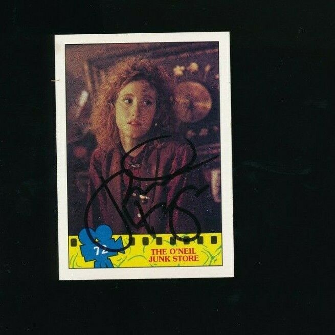 1990 topps teenage mutant ninja turtles #72 Judith Hoag signed autograph April