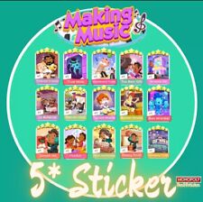 Monopoly Go 5 Star Sticker | Card 🌟🌟🌟🌟🌟 ( 1st & 2nd Album ) picture