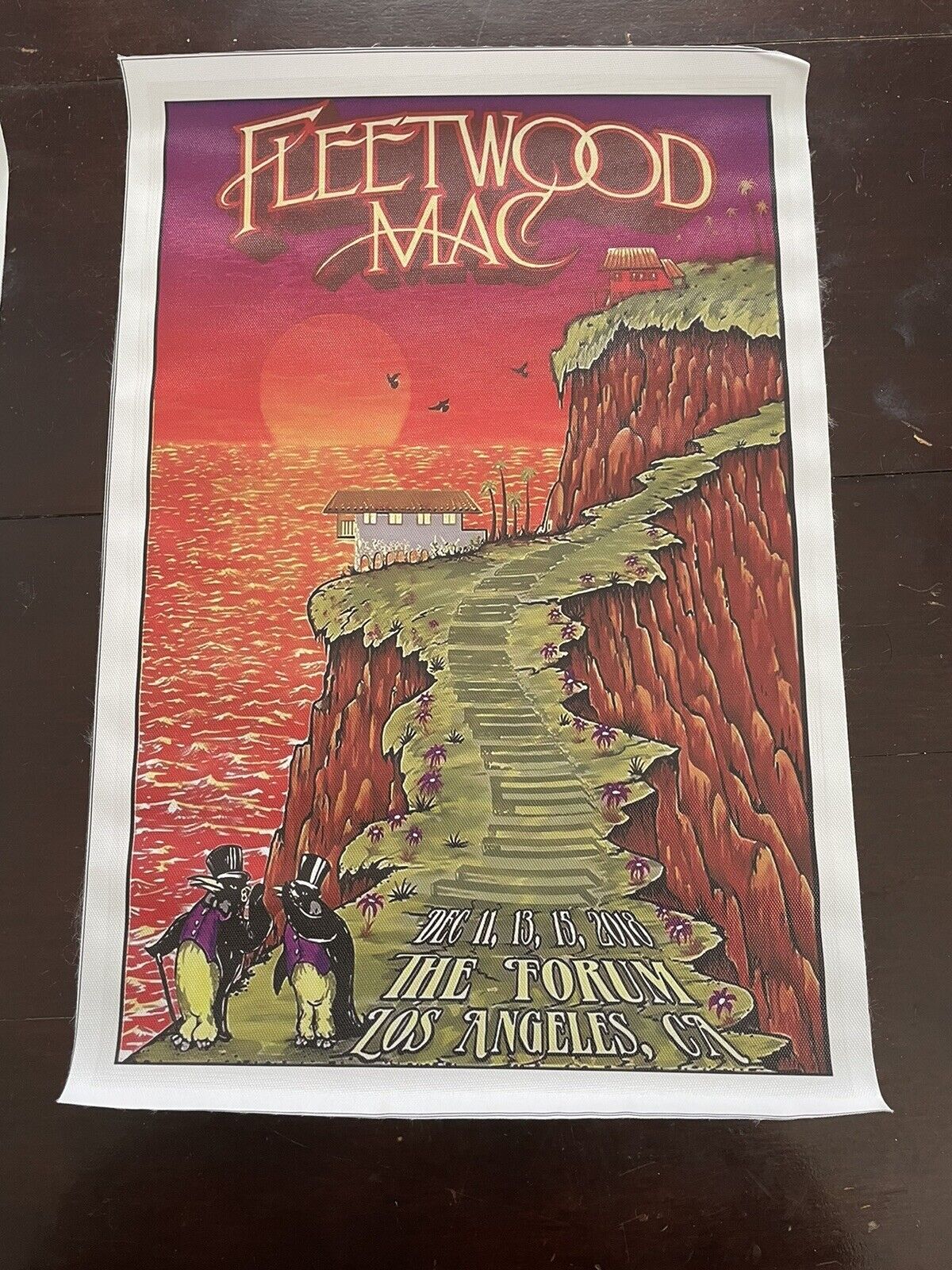 New Vintage Fleetwood Mac Canvas Poster READY TO FRAME 