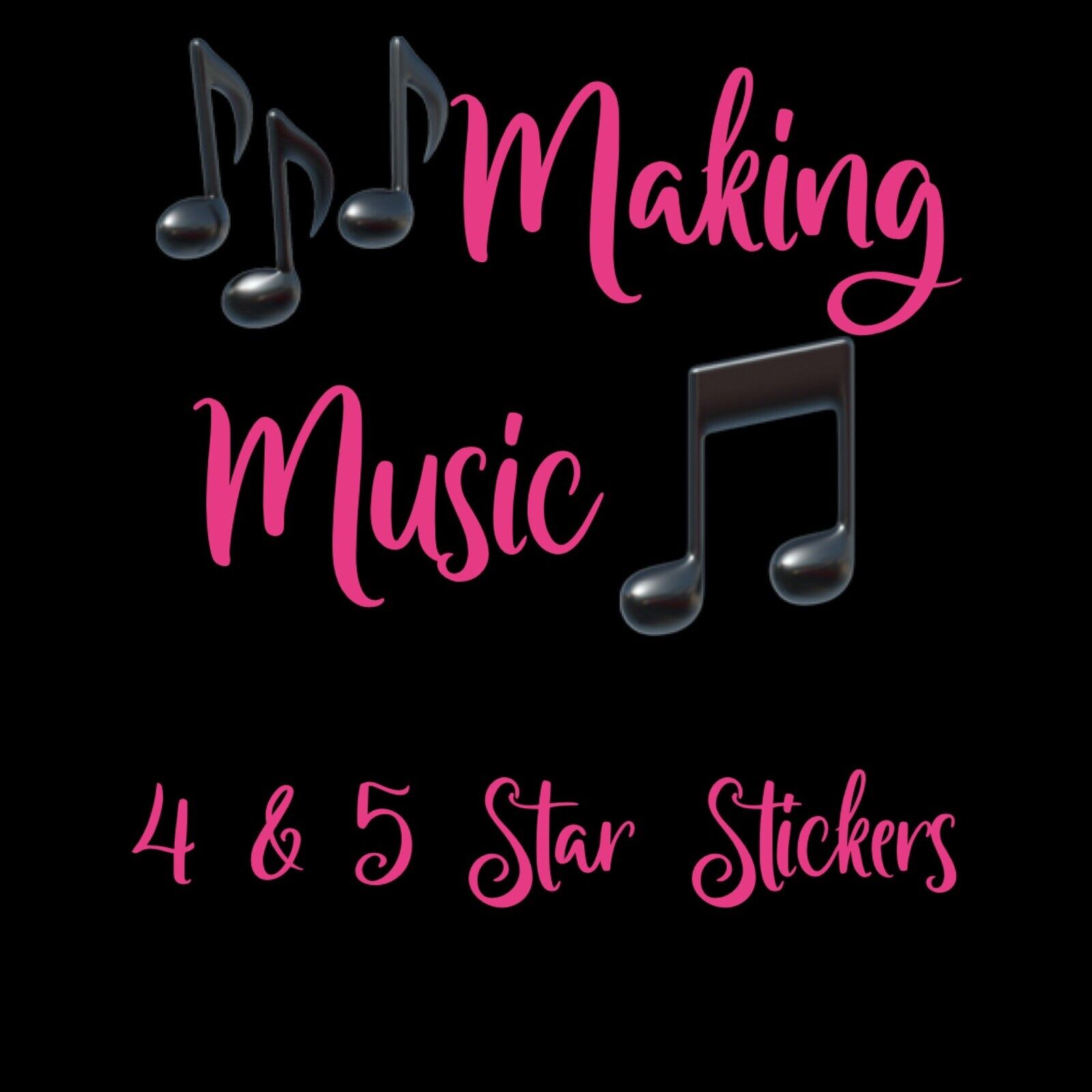 Making Music Album 4/5⭐️ Star Sticker (Please read Description)