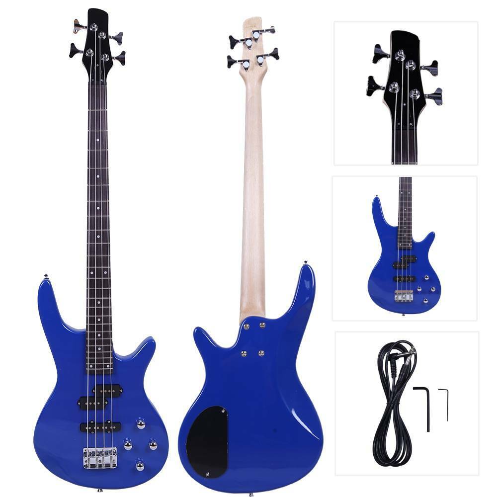 New Blue 4 Strings Electric IB Bass Guitar