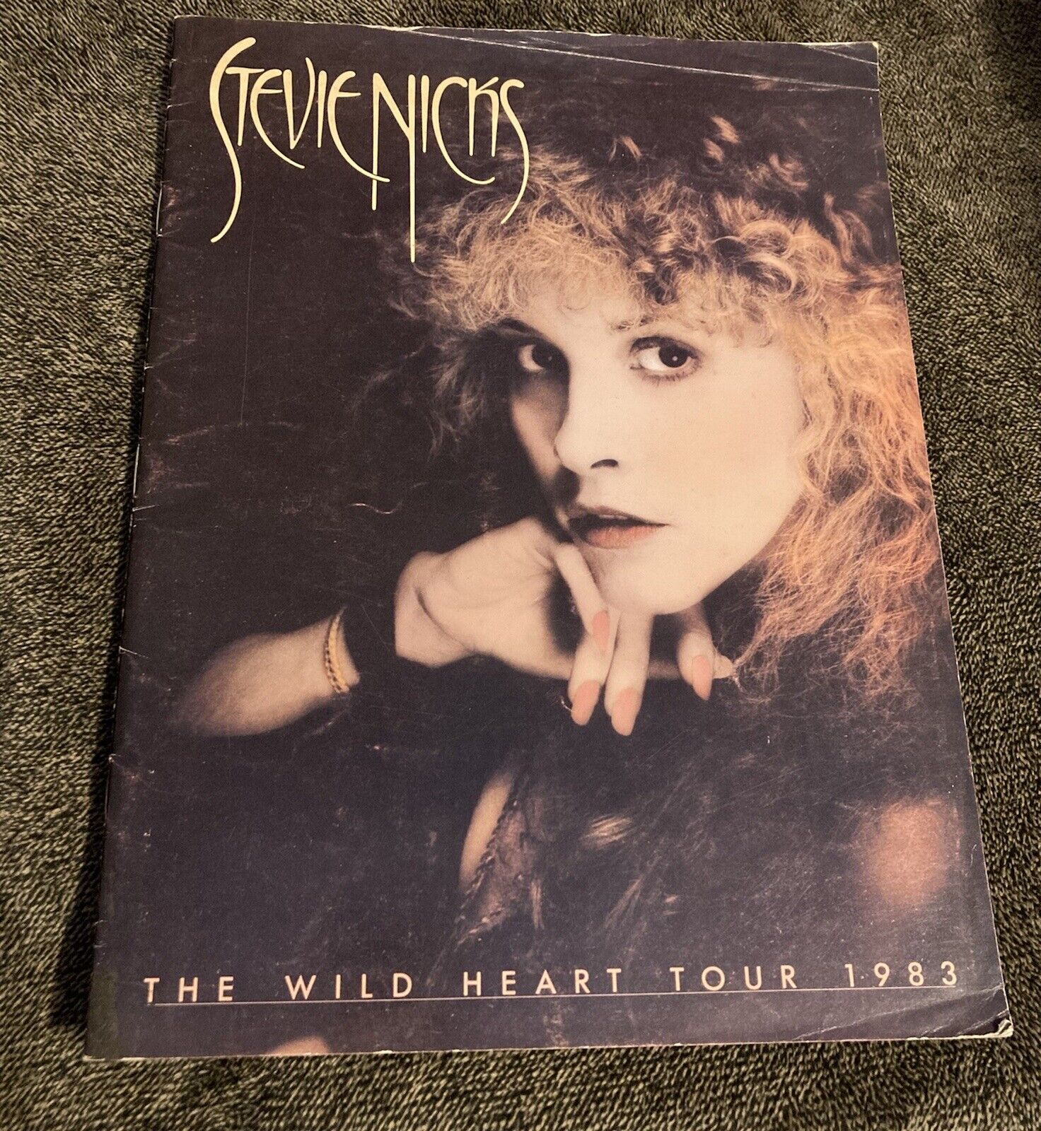 🚂STEVIE NICKS 1983 THE WILD HEART TOUR Concert Program Tour Book Fleetwood Mac