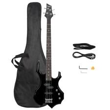 Glarry 24 Frets Black Right Handed 4 Strings Electric Bass Guitar W/ Bag picture