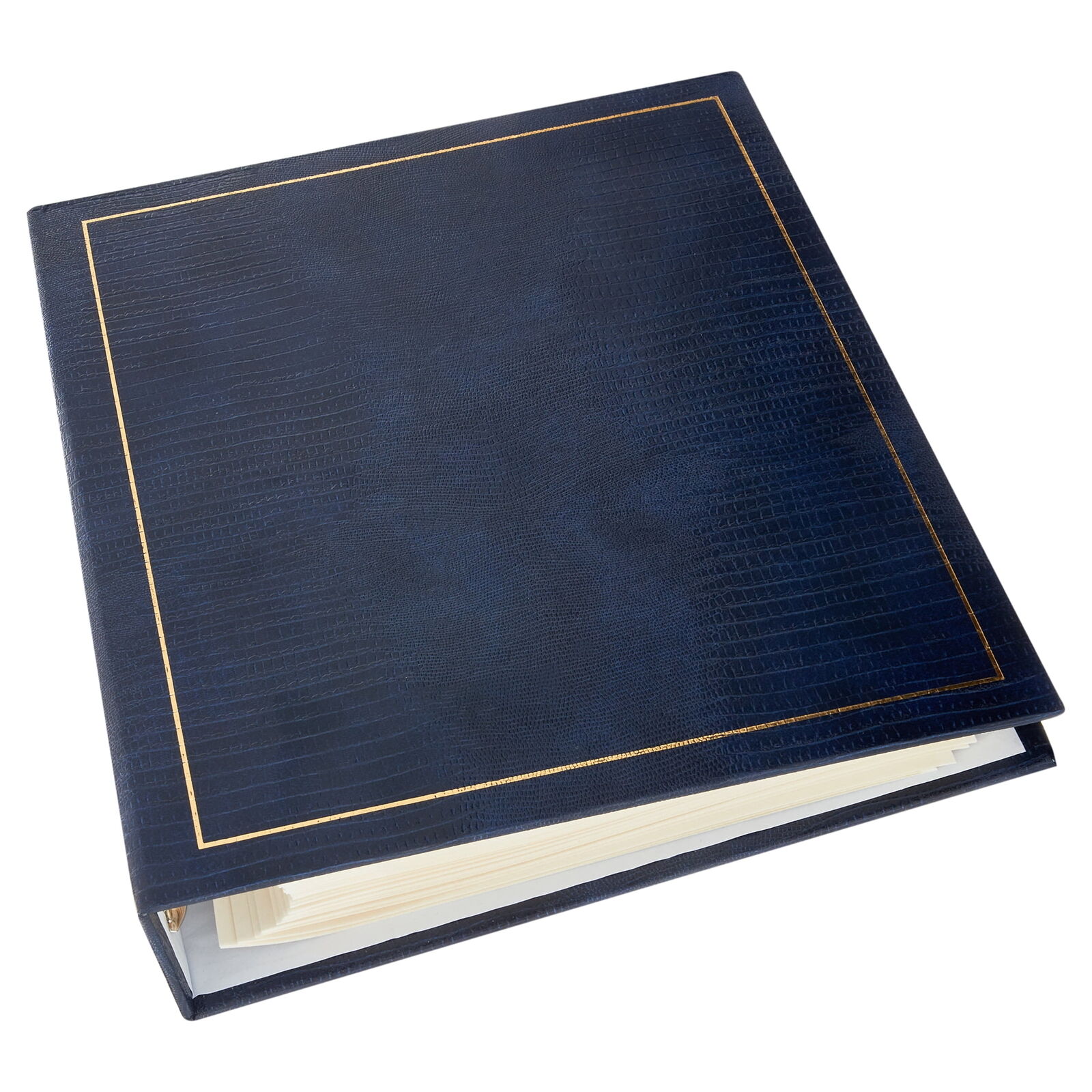Pioneer Photo Albums 100 Magnetic Page 3-Ring Photo Album, LM-100 Navy Blue