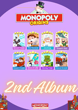 Monopoly Go 4 star &5 star stickers  (2nd Album) picture