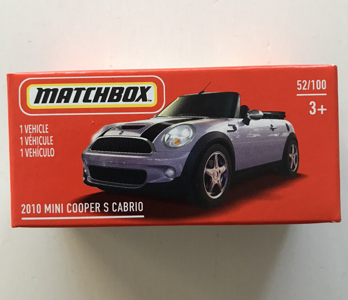 2021 Matchbox #52 2010 Mini Cooper S Cabrio