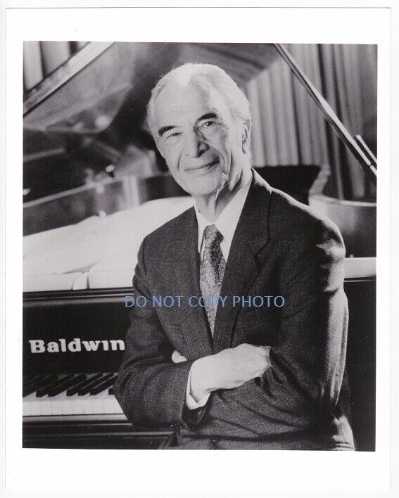 VINTAGE 1995 PRESS PHOTO DAVE BRUBECK JAZZ PIANIST BALDWIN PIANO