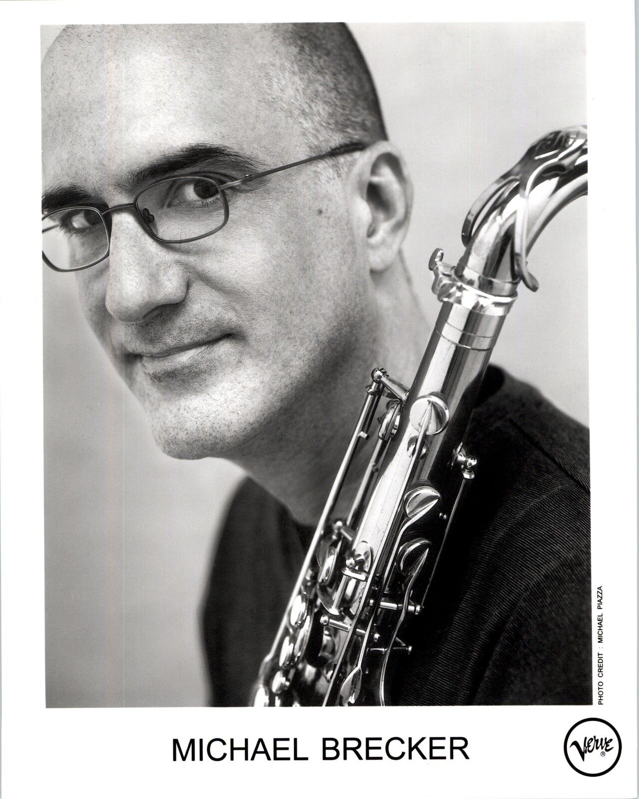 RARE Reprint Press Photo of Michael Brecker a Jazz Composer and Saxophonist