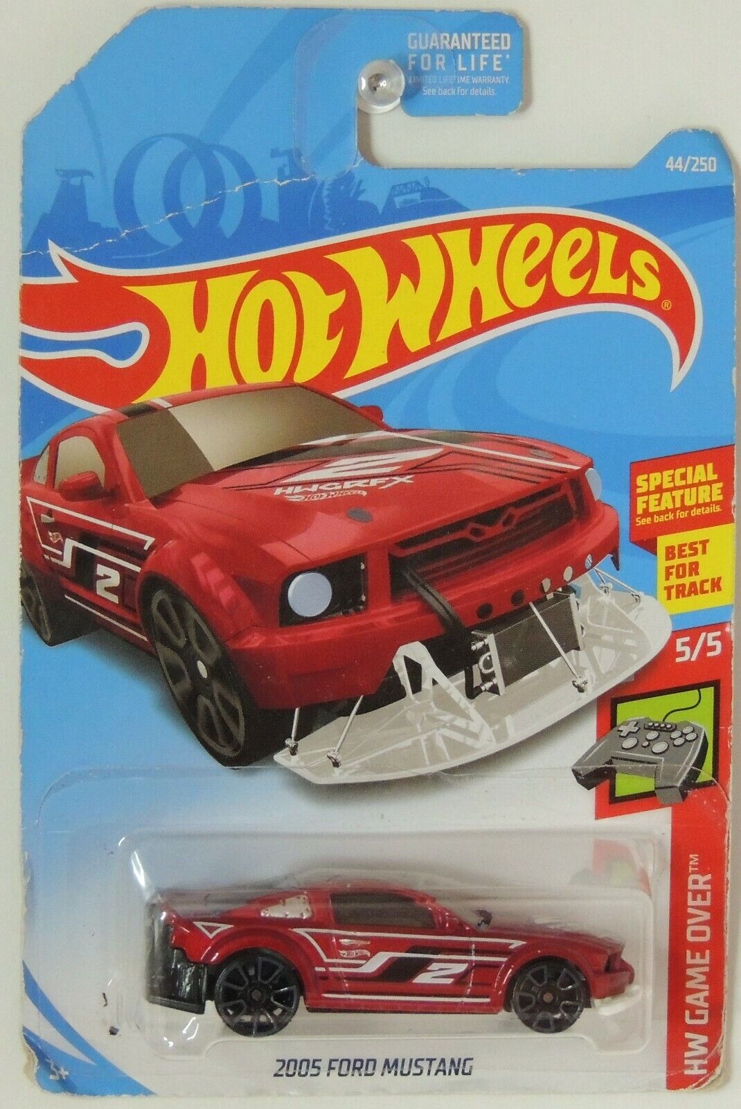 2019 Hot Wheels #44/250 Special Feature HW Game Over 5/5-2005 Ford Mustang