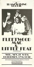 FLEETWOOD MAC / LITTLE FEAT 1974 ROBERTSON GYM UCSB CONCERT POSTER / NM 2 MINT picture