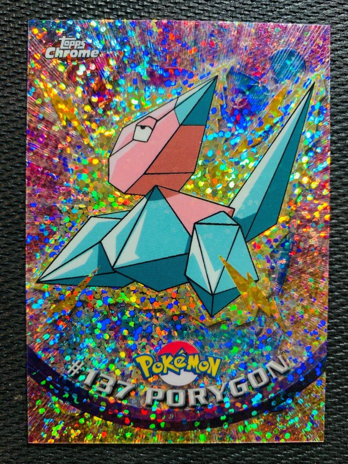 TOPPS trading cards collection series 2a 2000 foil "Porygon n° 137" 