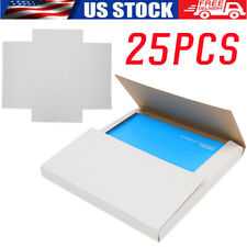 25PCS White Vinyl Record LP Shipping Mailer Boxes 12.5