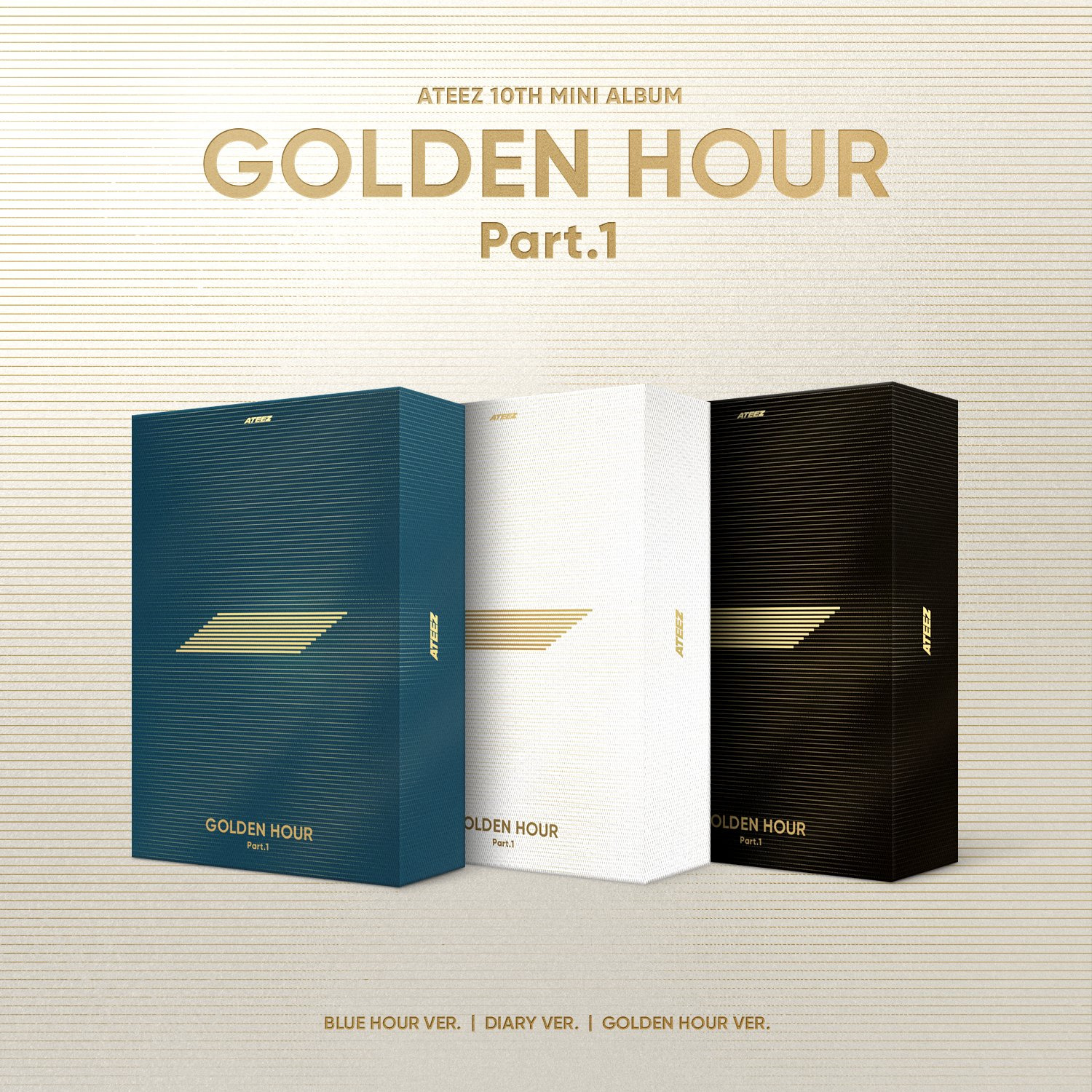 ATEEZ [GOLDEN HOUR : Part.1] 10th Mini Album + POB SEALED
