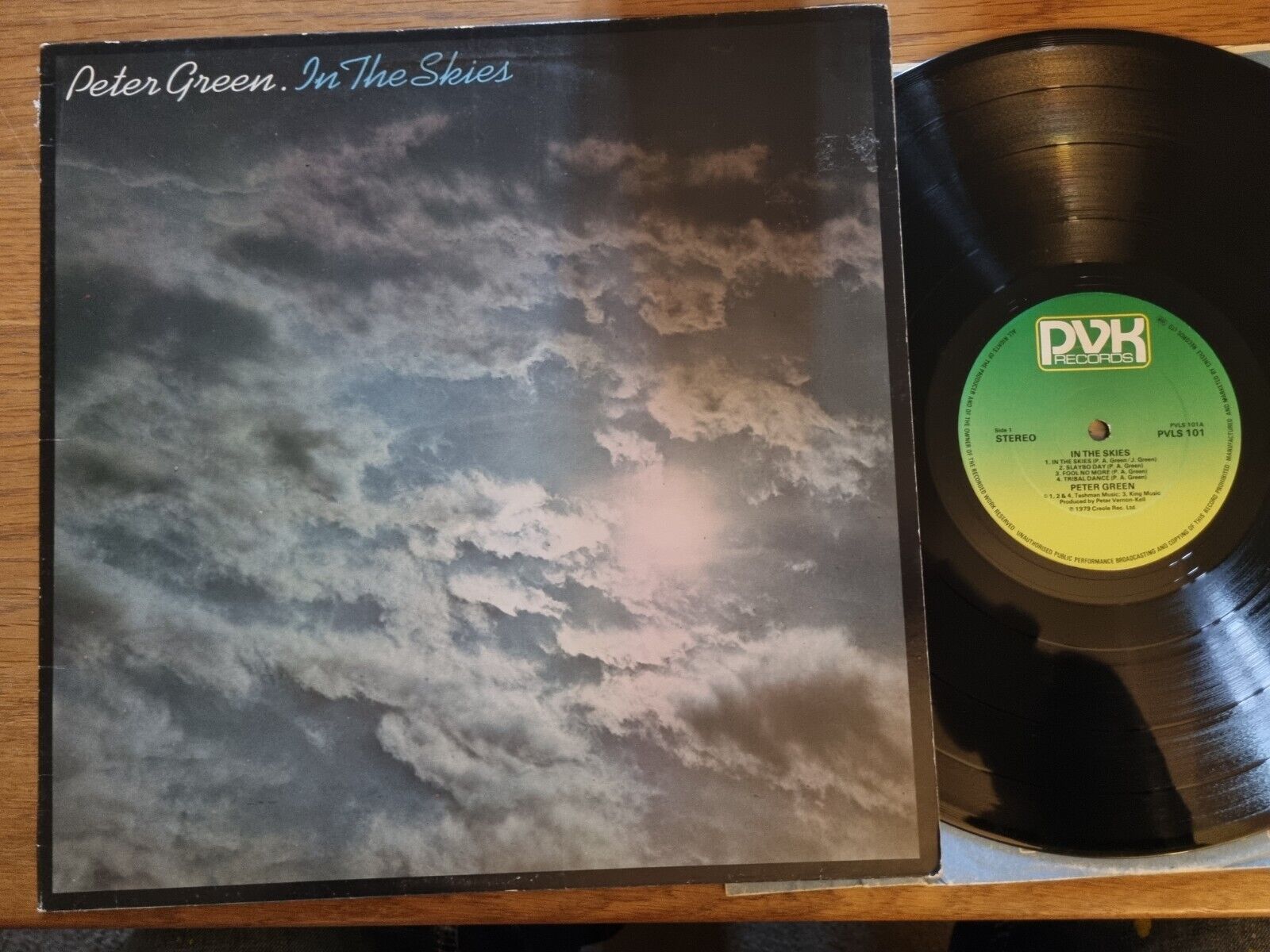 PETER GREEN In The Skies PVK Records 1979 UK Pressing Fleetwood Mac