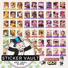 Monopoly Go 1-5 Star ⭐ Stickers / Cards - Album / Set 1-21 -⚡Fast Delivery 💌 picture