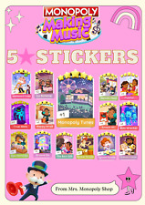 ALL Monopoly Go 5 Star Sticker Card AVAILABLE⭐️⭐️⭐️⭐️⭐️ (Making Music Album) picture