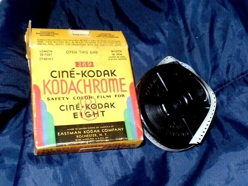 Vintage 8mm Home Movie Film Reel Western States Color Kodachrome The West USA US 