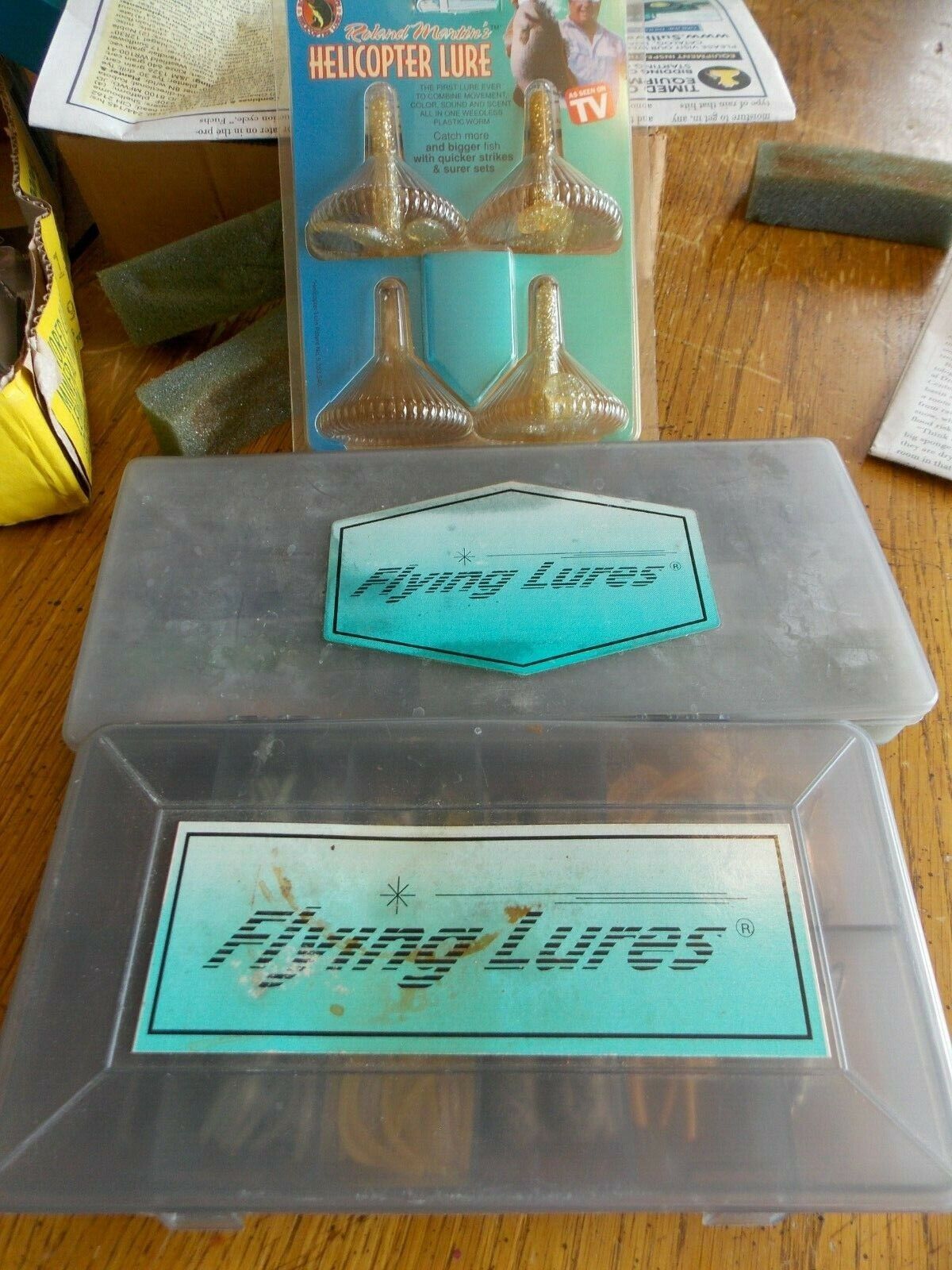 Alex Langer's Flying Lure Kit TWO FOR ONE +3 Roland Helicopter lures NO  RESERVE for Sale 