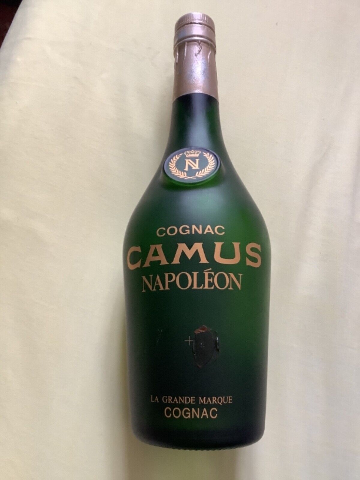 Vintage cognac Camus napoleon bottle