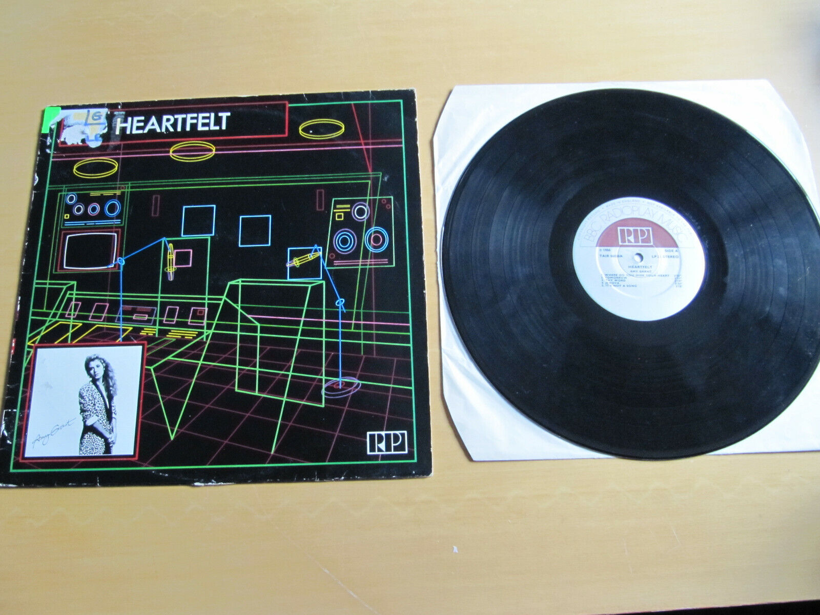 AMY GRANT - HEARTFELT - BBC RADIOPLAY VINYL LP (TRANSCRIPTION DISC)