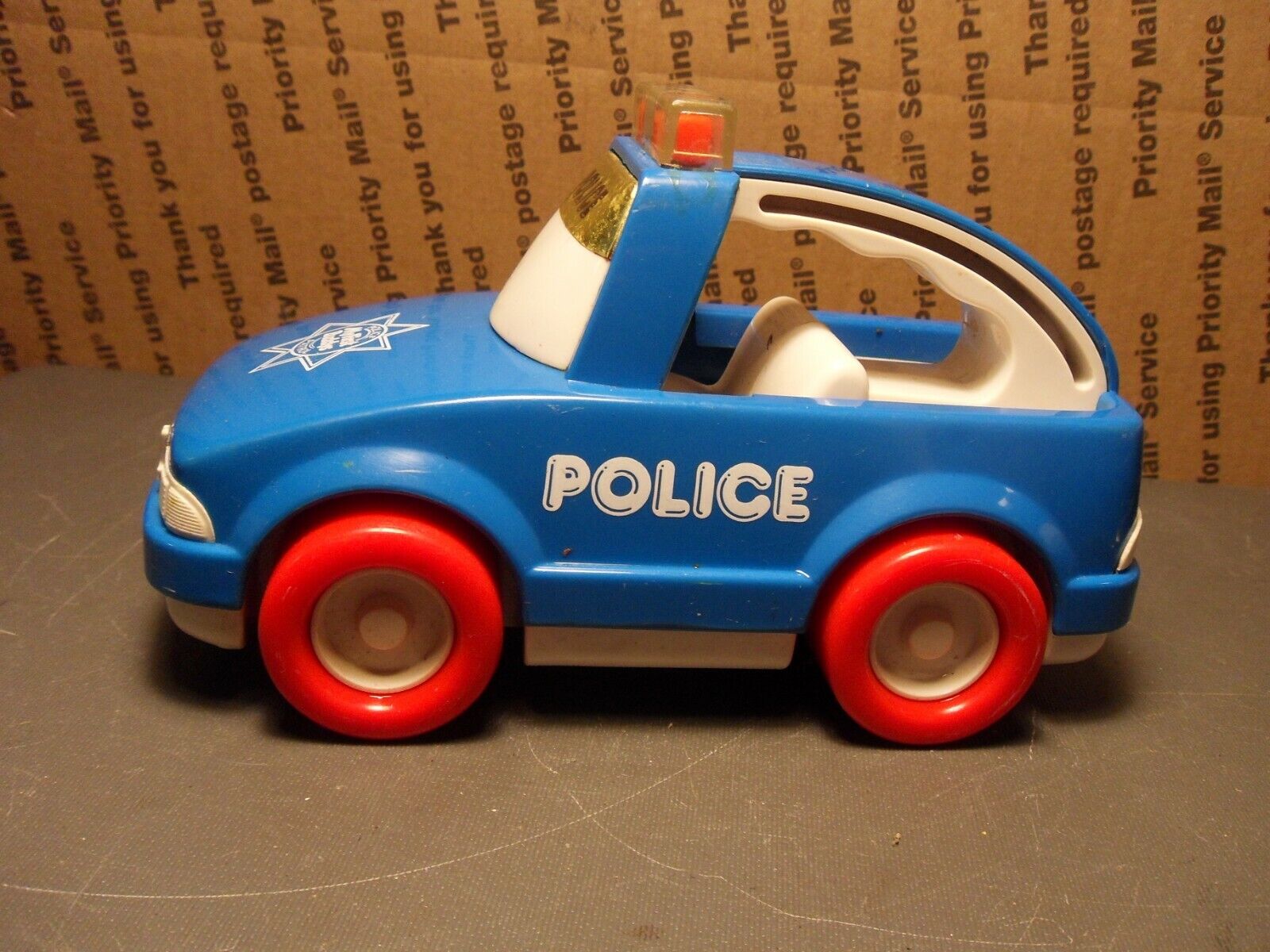 Vintage Toy Police Patrol Car ~ 1987 Buddy L Corp ~ My First Buddys 019