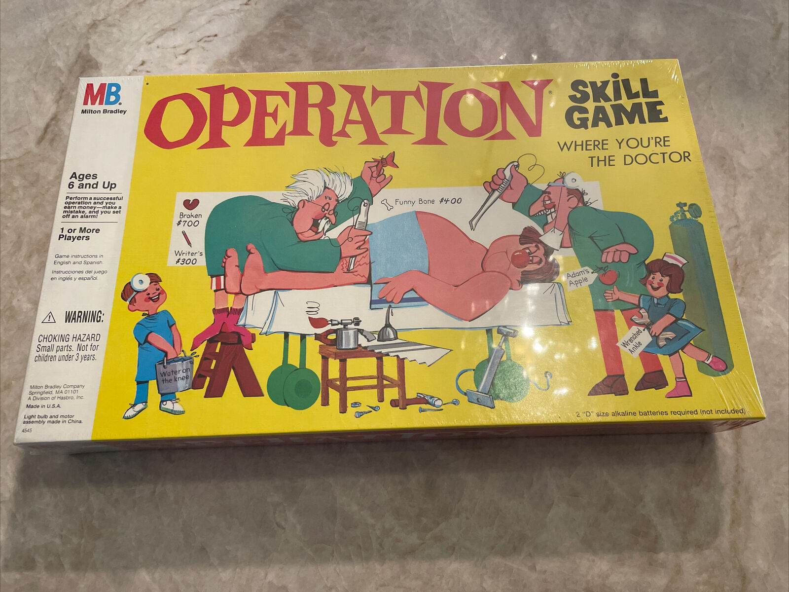 Milton Bradley 4545 Operation Game in original wrapping UNOPENED