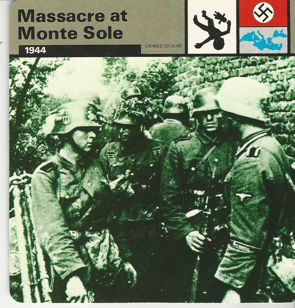 1977 Edito-Service, World War II, #48.22 Massacre at Monte Sole