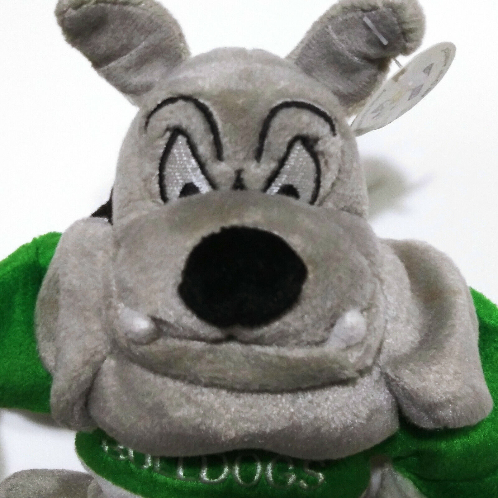 Go Bulldogss Mascot K-12 Mascots Plush, Green White - Limited Edition Rare 10\