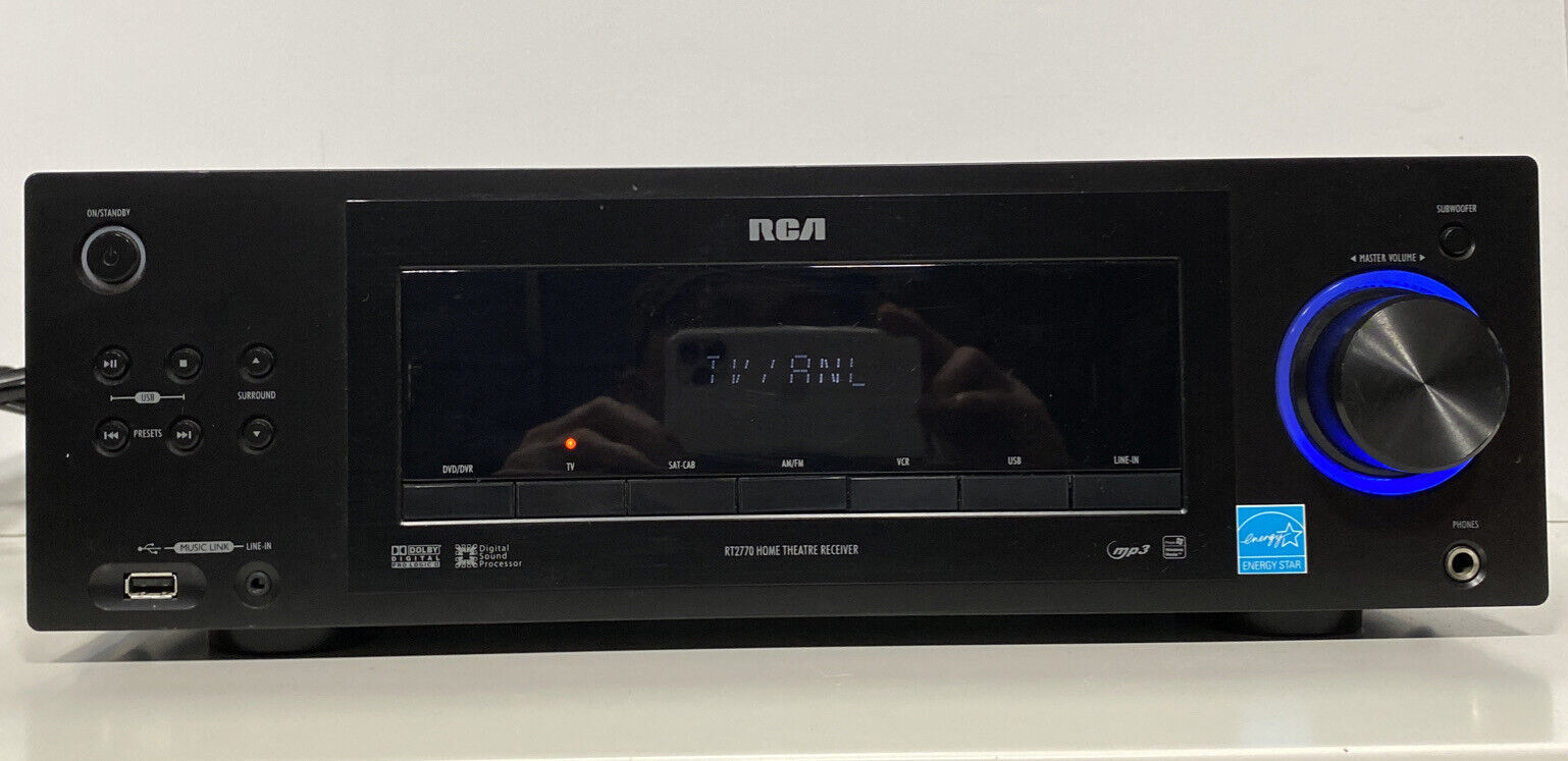 RCA RT2770 5.1 Channel Home Theater Receiver 1000 Watt ~ No Remote