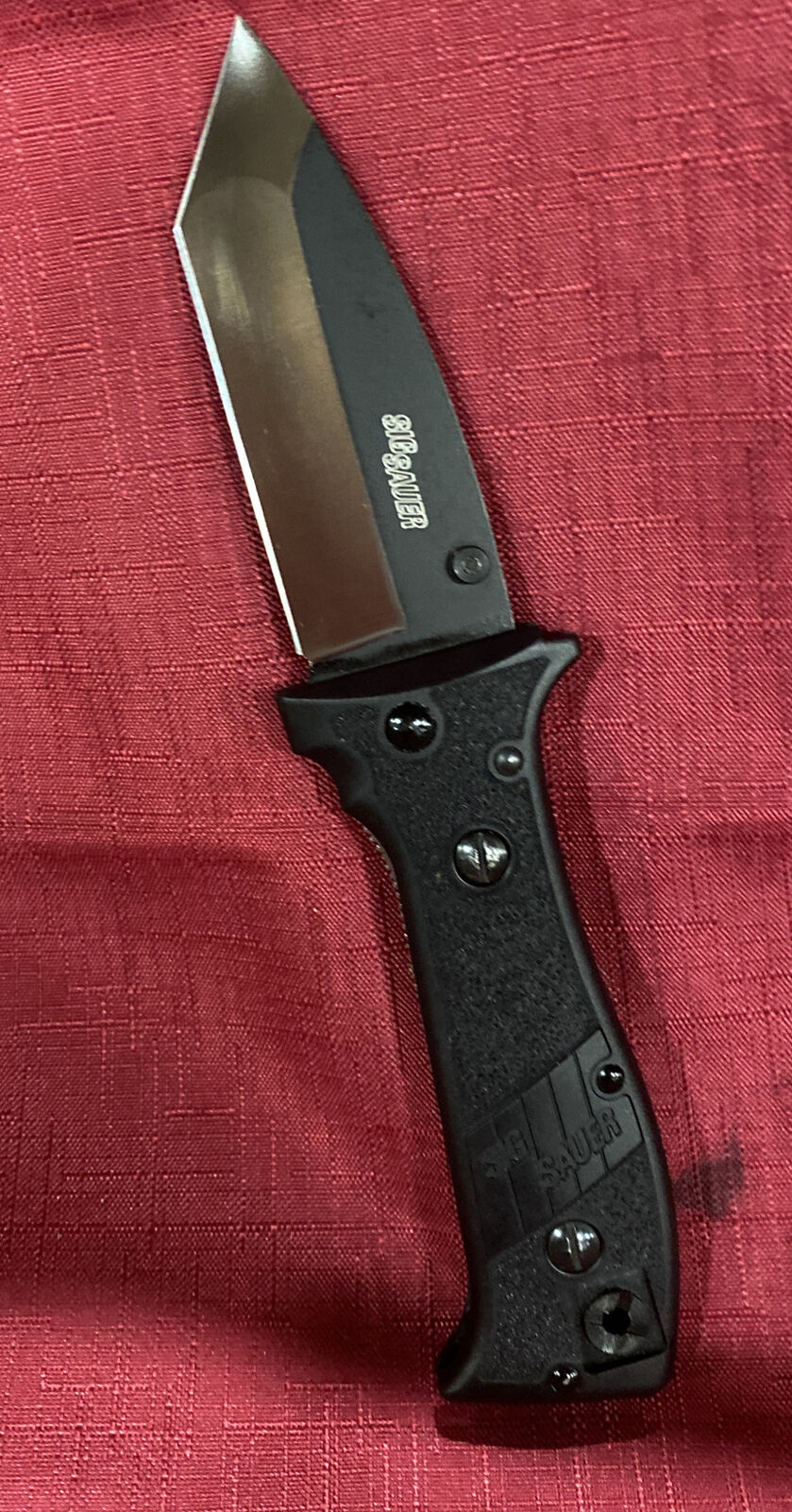 TANTO SIG SAUER SEKI JAPAN ATS34 P226 Grip Handle RARE KNIFE